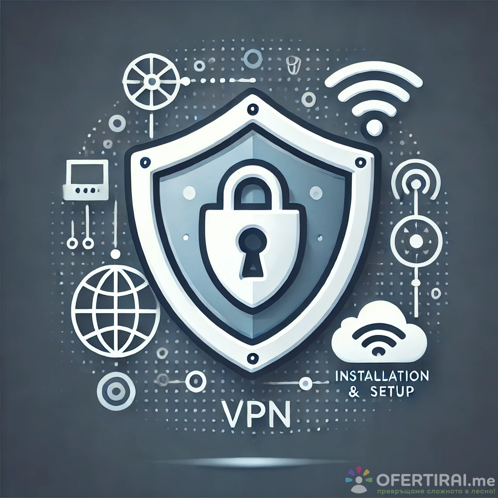 Дистанционна инсталация и настройка на VPN за сигурна връзка и достъп до ресурси