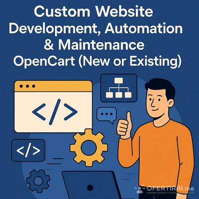 🔧 Поддръжка и доработки на съществуващи сайтове (OpenCart и къстъм решения) 🔧
