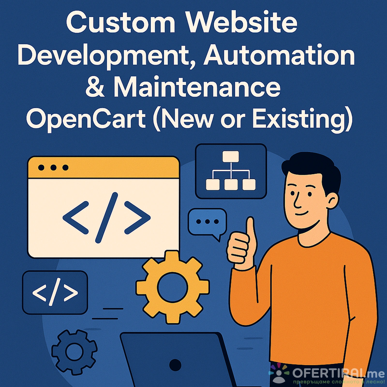 🔧 Поддръжка и доработки на съществуващи сайтове (OpenCart и къстъм решения) 🔧