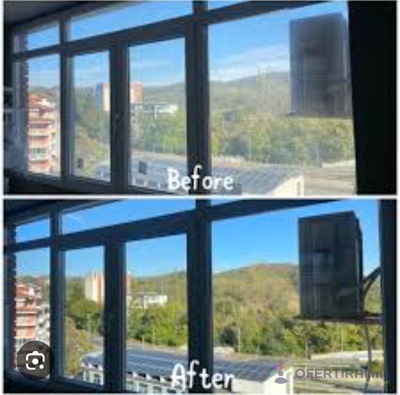 Почистване на прозорци