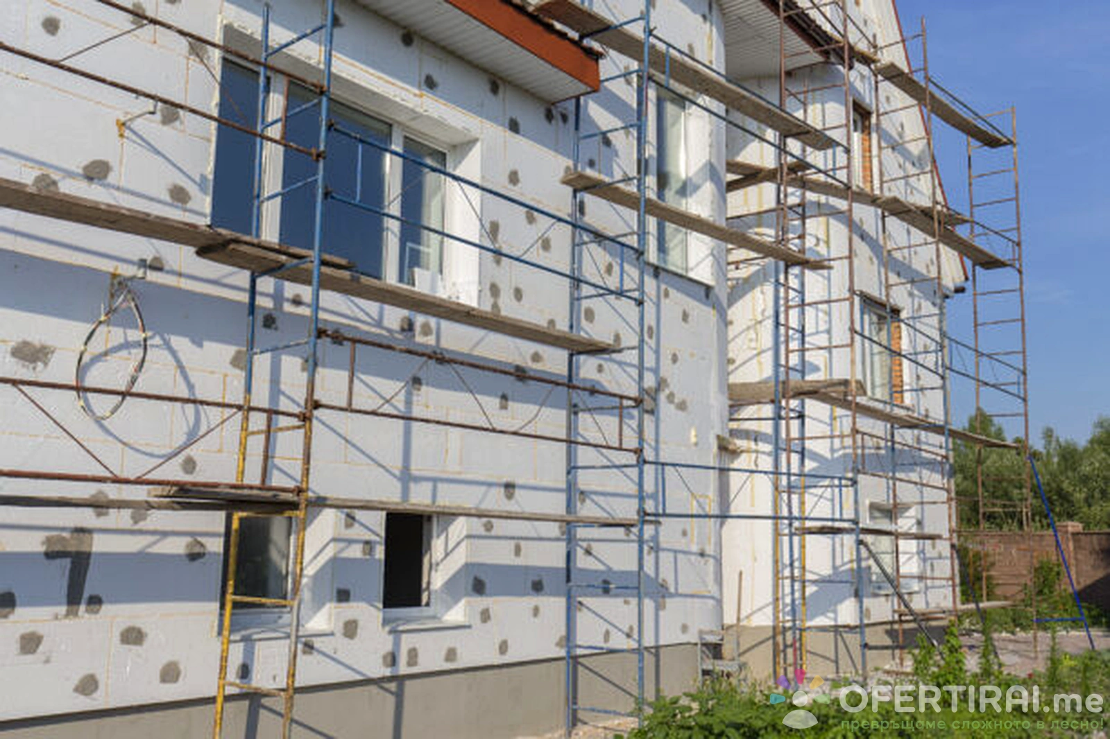 Топло изолация монтаж на гипс картон шпакловки боя мазилки 