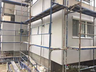 Топло изолация монтаж на гипс картон шпакловки боя мазилки 