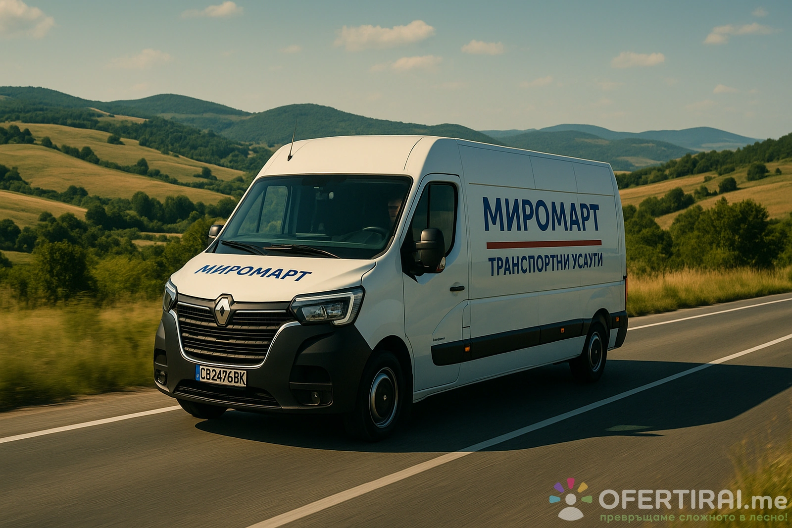 Транспортни услуги с бус до 3500 кг