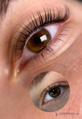 Ламиниране на мигли +боядисване - Image 2