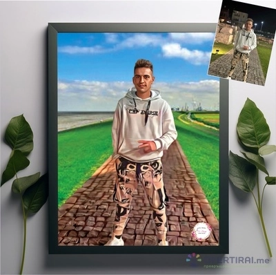 Дигитален портрет по снимка
