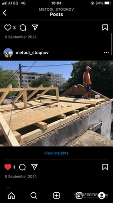 Ремонт на всякакъв вид покриви 
